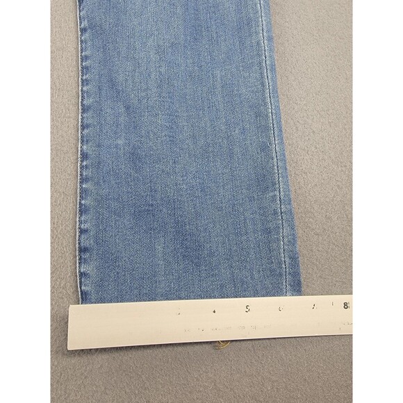 Judy Blue Jeans Womens 15 Blue Straight Fit Distressed Raw Hem Stretch Denim - Picture 4 of 13